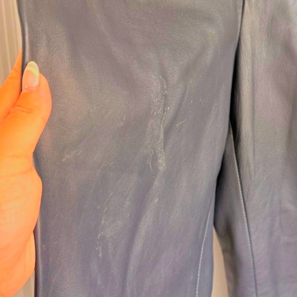 Alejandra Alonso Rojas Lamb Leather Silk Lining Pants Size 2 - Picture 7 of 8